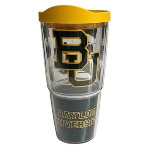 Baylor Bears Tervis Tumbler Cup 24oz‎ Lid Insulated Green Gold NCAA College USA
